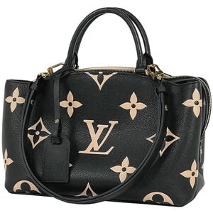 Louis Vuitton Grand Palais Shoulder Bag 2way Empreinte Black Beige